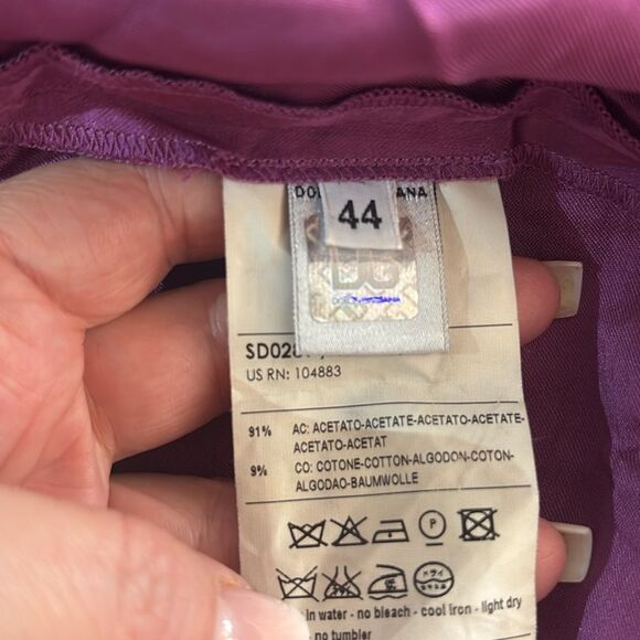 Dolce& Gabbana Elegant Pink and Black Women's Dress, US6 - Picture 7 of 8